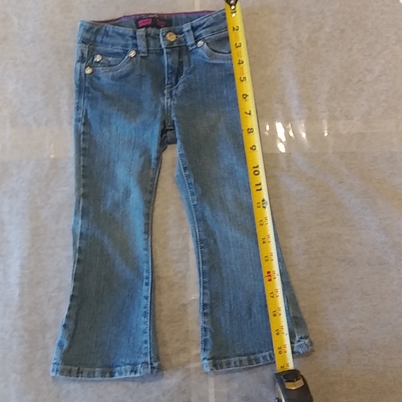 Levi's Flare Jeans Size 3T Pocket/Adjustable Waist - Picture 3 of 9